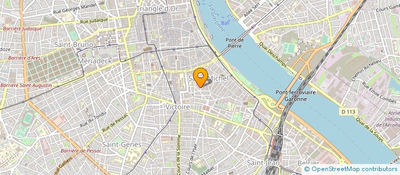 localisation de l'entreprise SHAKE HOM'S  BORDEAUX