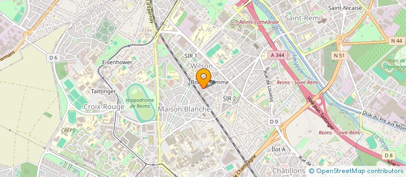 localisation de l'entreprise SHAKE LADIES  REIMS