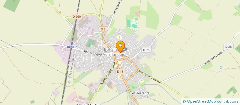localisation de l'entreprise SHAKE'N BEEF à BOHAIN-EN-VERMANDOIS