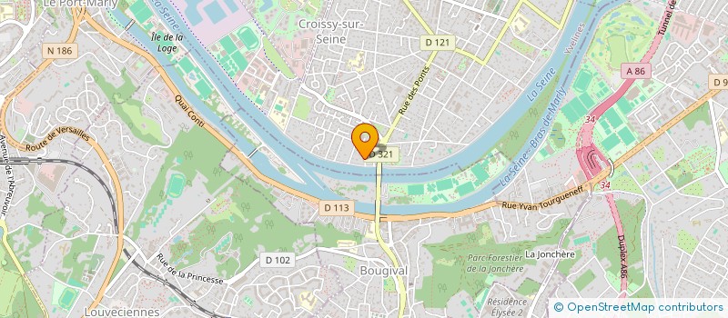 localisation de l'entreprise SHAKE UP à CROISSY-SUR-SEINE