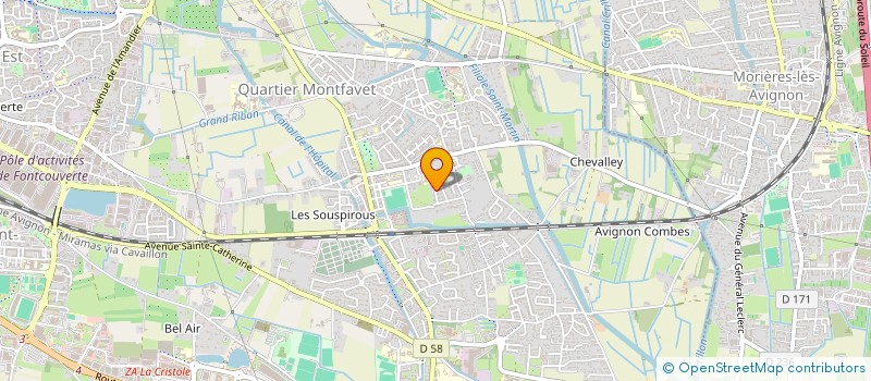 localisation de l'entreprise SHAKE UP  AVIGNON