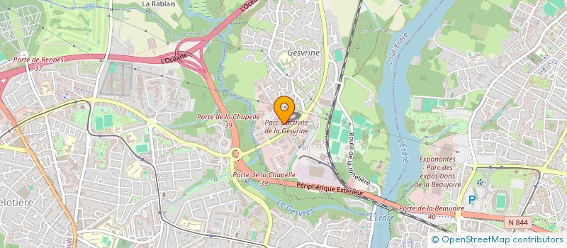 localisation de l'entreprise SHAKE UP CLUB  LA CHAPELLE-SUR-ERDRE