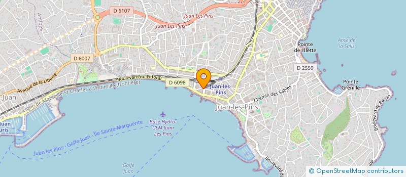 localisation de l'entreprise SHAKED à ANTIBES