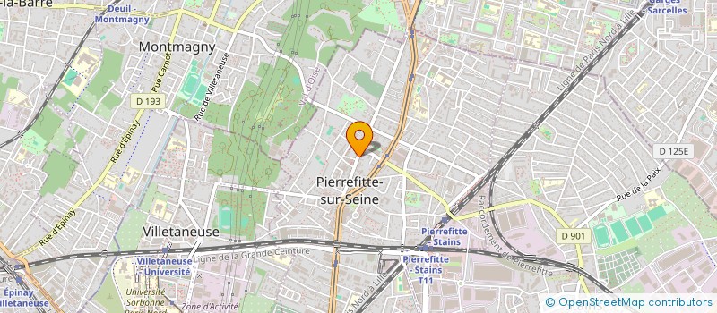 localisation de l'entreprise SHAKEEL COIFFURE à PIERREFITTE-SUR-SEINE