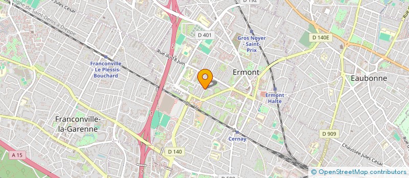 localisation de l'entreprise SHAKENA IMMO à ERMONT