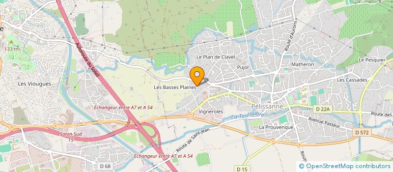 localisation de l'entreprise SHAKER MN à PELISSANNE