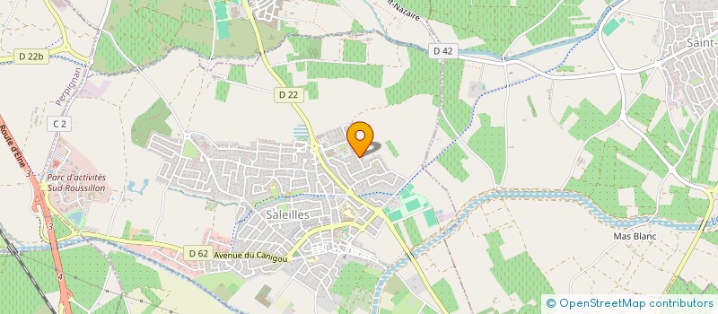 localisation de l'entreprise SHAKESPEARE  SALEILLES