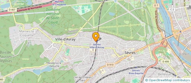 localisation de l'entreprise SHAKTHI à SEVRES