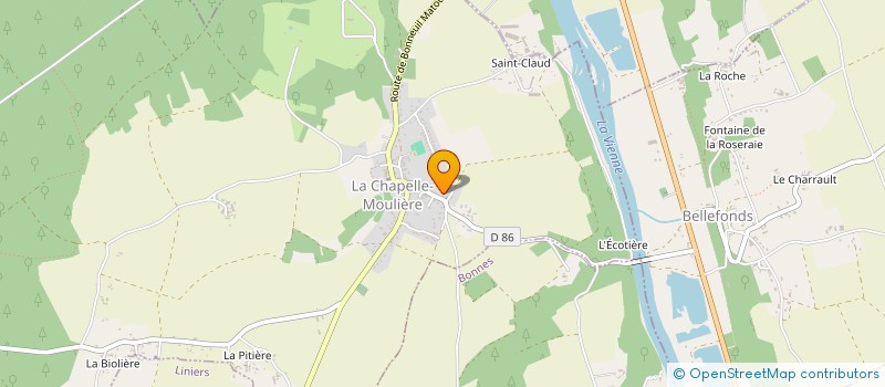 localisation de l'entreprise SHAKTI LCM  LA CHAPELLE-MOULIERE