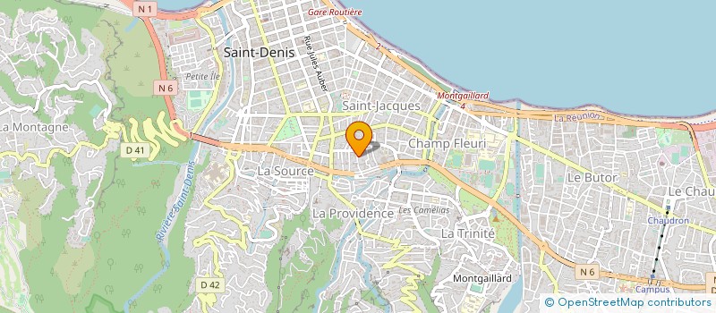 localisation de l'entreprise SHAKTI YOGA  SAINT-DENIS