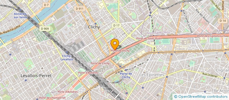 localisation de l'entreprise SHAL DECO à CLICHY