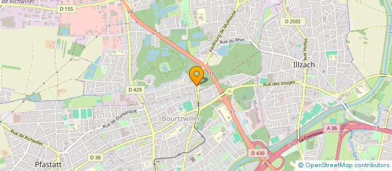 localisation de l'entreprise SHALA BTP  KINGERSHEIM