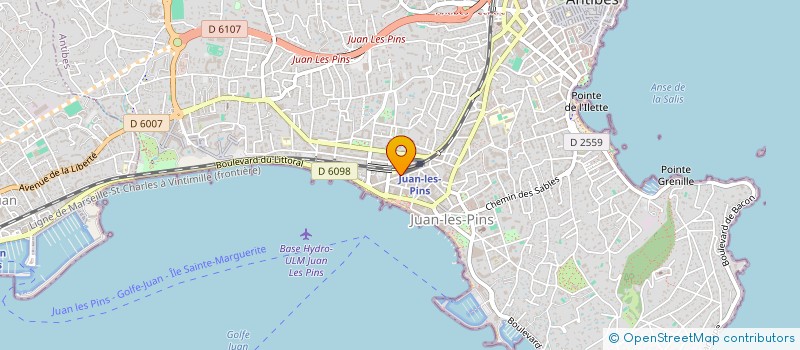 localisation de l'entreprise SHALAI à ANTIBES
