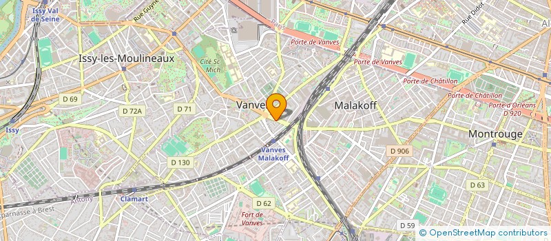 localisation de l'entreprise SHALEM à VANVES