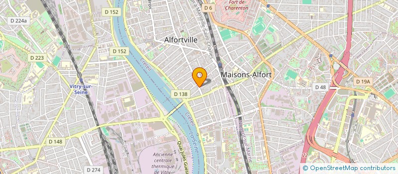 localisation de l'entreprise SHALI à ALFORTVILLE