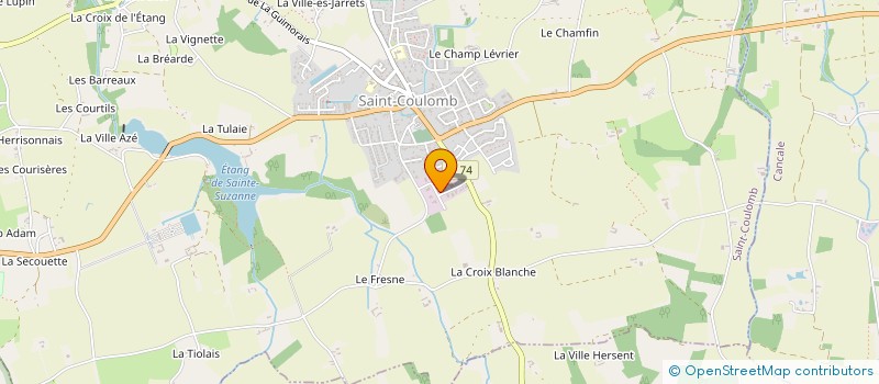 localisation de l'entreprise SHALOM  SAINT-COULOMB