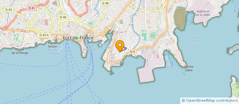 localisation de l'entreprise SHALOM  FORT-DE-FRANCE