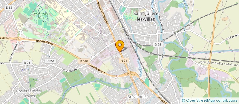 localisation de l'entreprise SHALOM à SAINT-JULIEN-LES-VILLAS