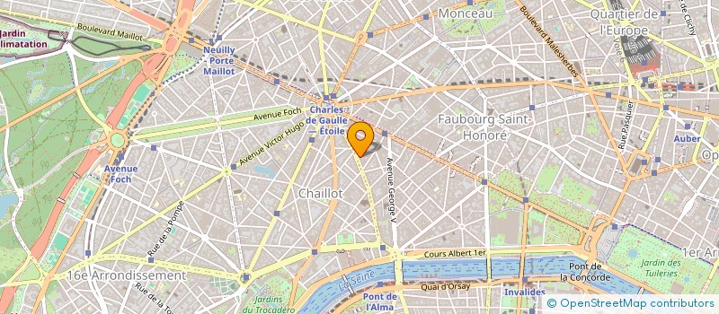 localisation de l'entreprise SHALOM CHANNEL INTERNATIONAL à PARIS