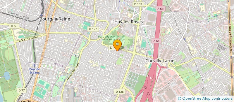 localisation de l'entreprise SHAM  L'HAY-LES-ROSES