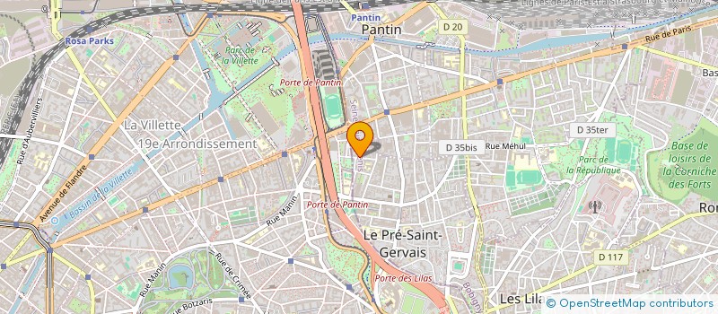 localisation de l'entreprise SHAM à LE PRE-SAINT-GERVAIS