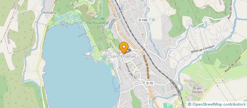 localisation de l'entreprise SHAM'S  SAINT-CHAMAS