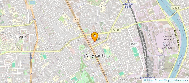 localisation de l'entreprise SHAM TRANSPORT SERVICE à VITRY-SUR-SEINE