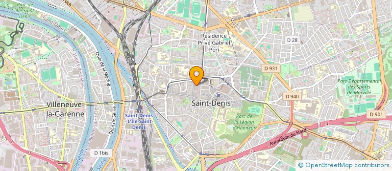 localisation de l'entreprise SHAMA à SAINT-DENIS