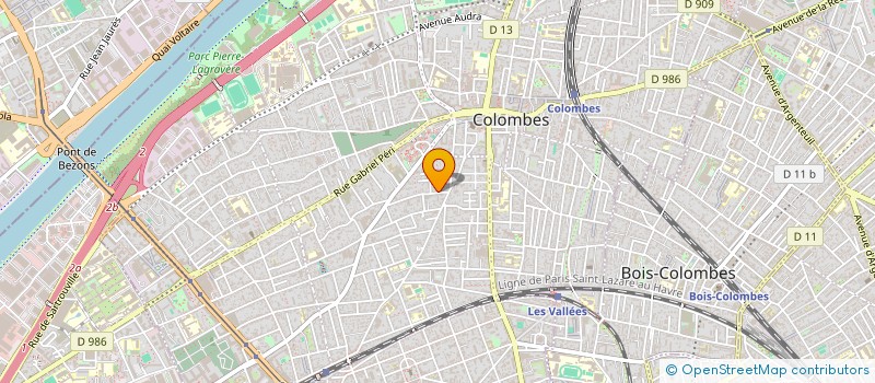 localisation de l'entreprise SHAMA JODES  COLOMBES
