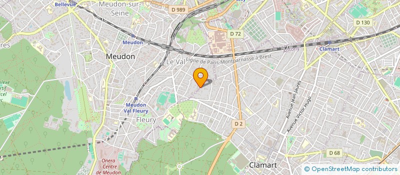 localisation de l'entreprise SHAMAN à CLAMART
