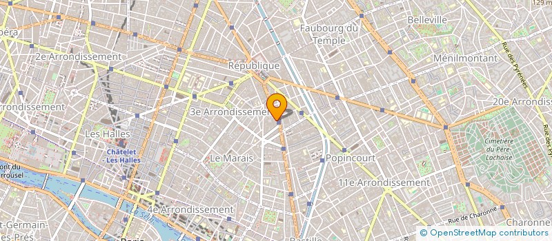 localisation de l'entreprise SHAMAZEL M.C.  PARIS