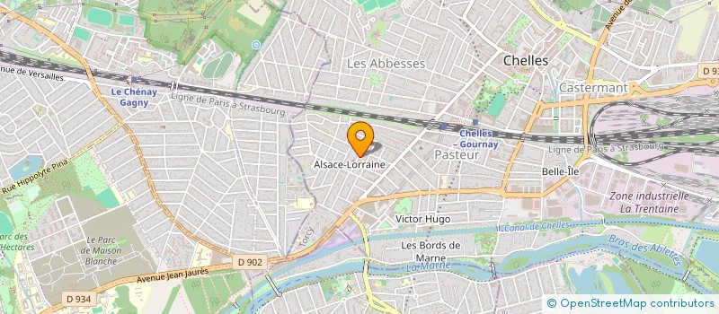 localisation de l'entreprise SHAMBALA  CHELLES