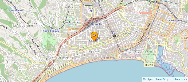 localisation de l'entreprise SHAMIR-LUXURY à NICE