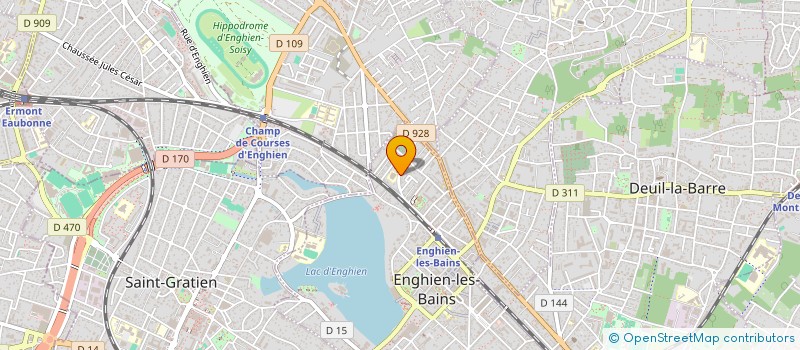localisation de l'entreprise SHAMMA à ENGHIEN-LES-BAINS