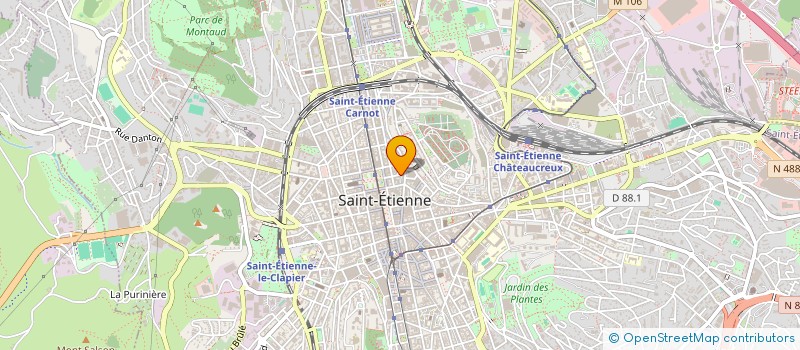 localisation de l'entreprise SHAMROCK  CHAZELLES SUR LYON