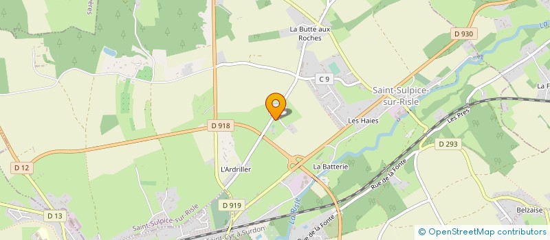localisation de l'entreprise SHAMROCK  SAINT-SULPICE-SUR-RISLE