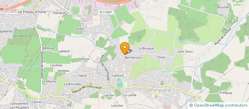 localisation de l'entreprise SHAMROCK  POMPIGNAC