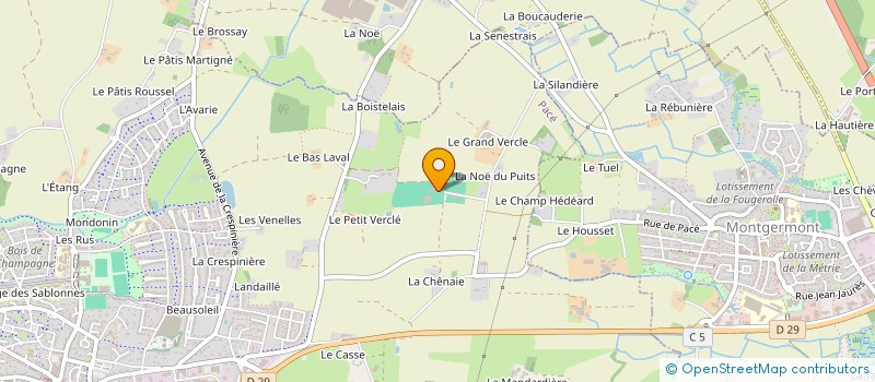 localisation de l'entreprise SHAMROCK EQUITATION  PACE