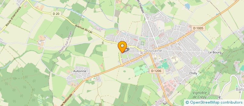 localisation de l'entreprise SHAMROCK IMMO  DOUVAINE