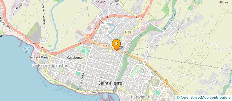 localisation de l'entreprise SHAMROCK'S 974 à SAINT-PIERRE
