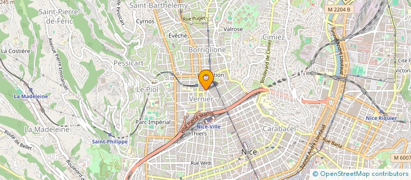 localisation de l'entreprise SHAMS à NICE