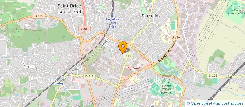 localisation de l'entreprise SHAMSHAD FRERES  SARCELLES