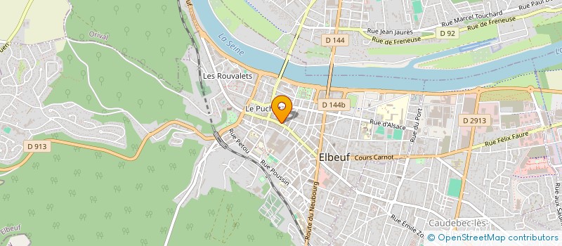 localisation de l'entreprise SHAMSI  ELBEUF