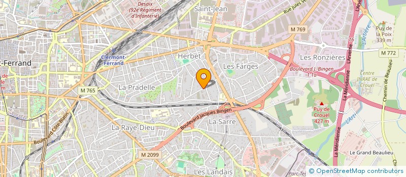 localisation de l'entreprise SHAMSY  CLERMONT-FERRAND