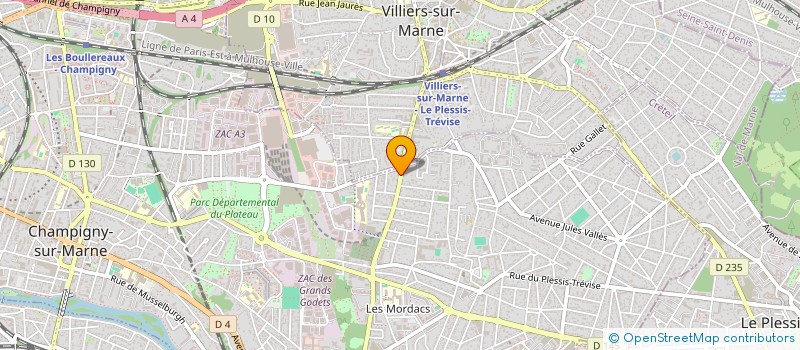 localisation de l'entreprise SHANA à CHAMPIGNY-SUR-MARNE