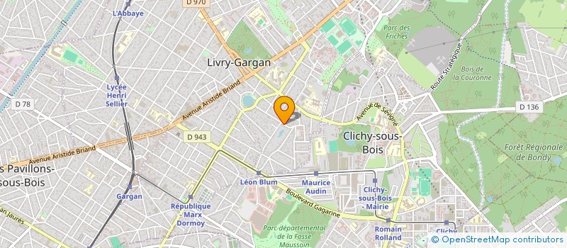 localisation de l'entreprise SHANA à LIVRY-GARGAN