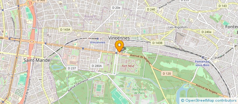 localisation de l'entreprise SHANA PARTICIPATIONS  VINCENNES