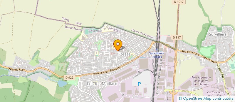 localisation de l'entreprise SHANE TRANSPORT  ROISSY-EN-FRANCE