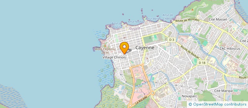 localisation de l'entreprise SHANEL 18  CAYENNE