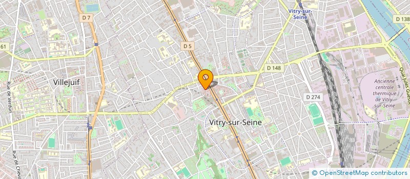 localisation de l'entreprise SHANG NI à VITRY-SUR-SEINE
